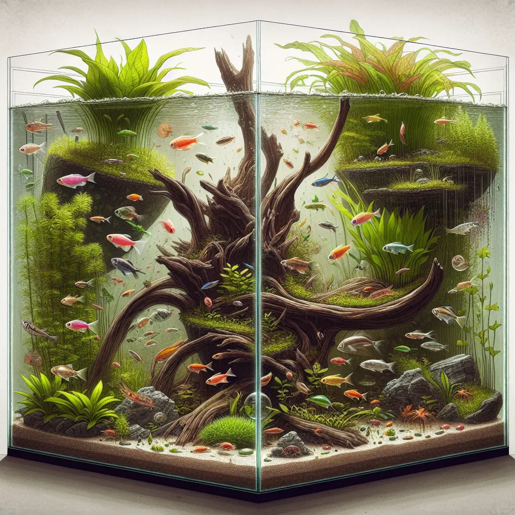 Representation of Creating a Balanced Ecosystem in Your Aquascape