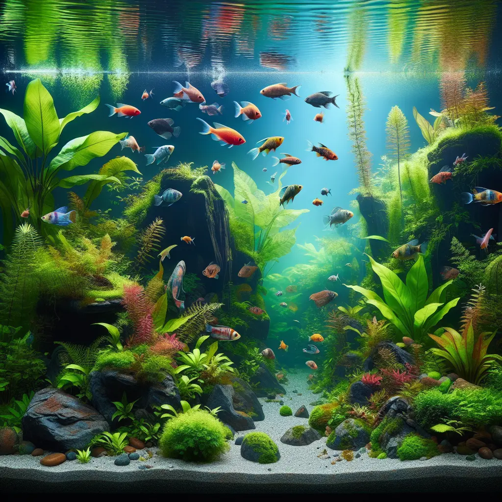 Representation of Exploring the Role of Aquatic Fauna in Aquascaping